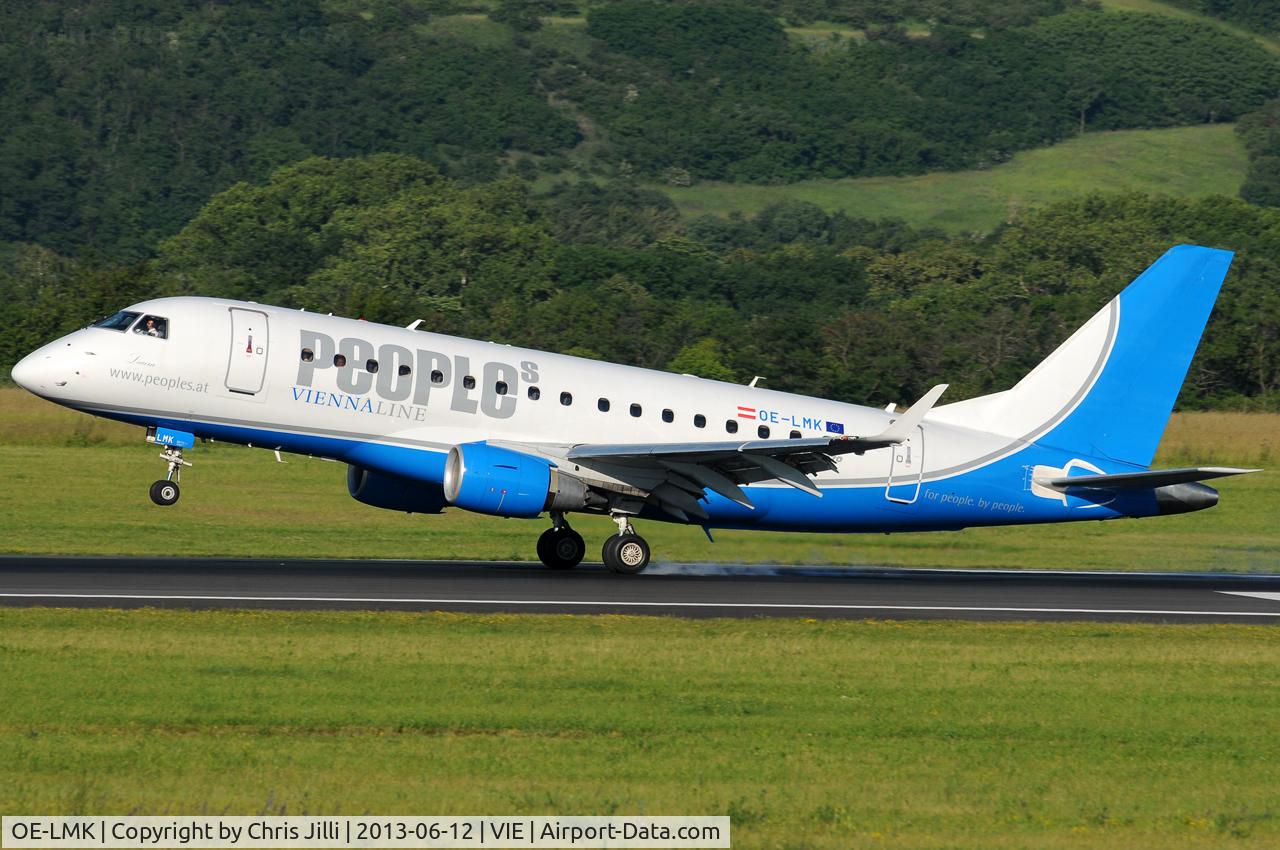 OE-LMK, 2006 Embraer 170LR (ERJ-170-100LR) C/N 17000150, People's Viennaline