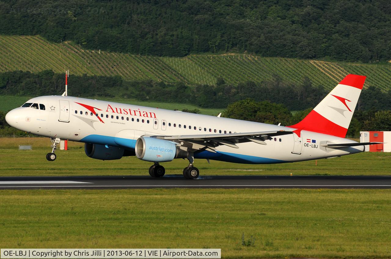 OE-LBJ, 2001 Airbus A320-214 C/N 1553, Austrian Airlines