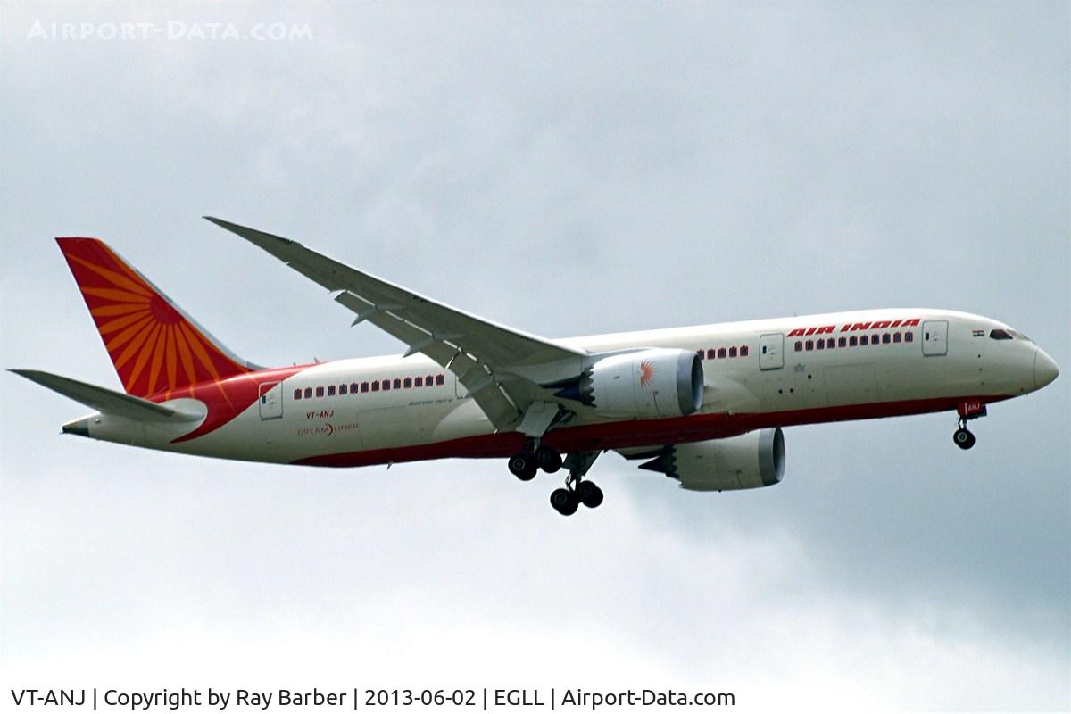 VT-ANJ, 2012 Boeing 787-8 Dreamliner C/N 36281, Boeing 787-8 Dreamliner [36281] (Air India) Home~G 02/06/2013