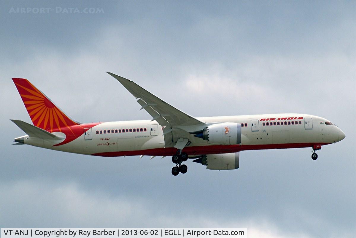 VT-ANJ, 2012 Boeing 787-8 Dreamliner C/N 36281, Boeing 787-8 Dreamliner [36281] (Air India) Home~G 02/06/2013