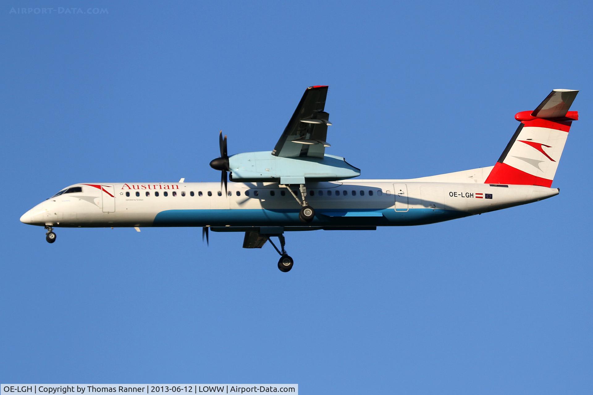OE-LGH, 2002 De Havilland Canada DHC-8-402Q Dash 8 C/N 4075, Austrian DHC-8