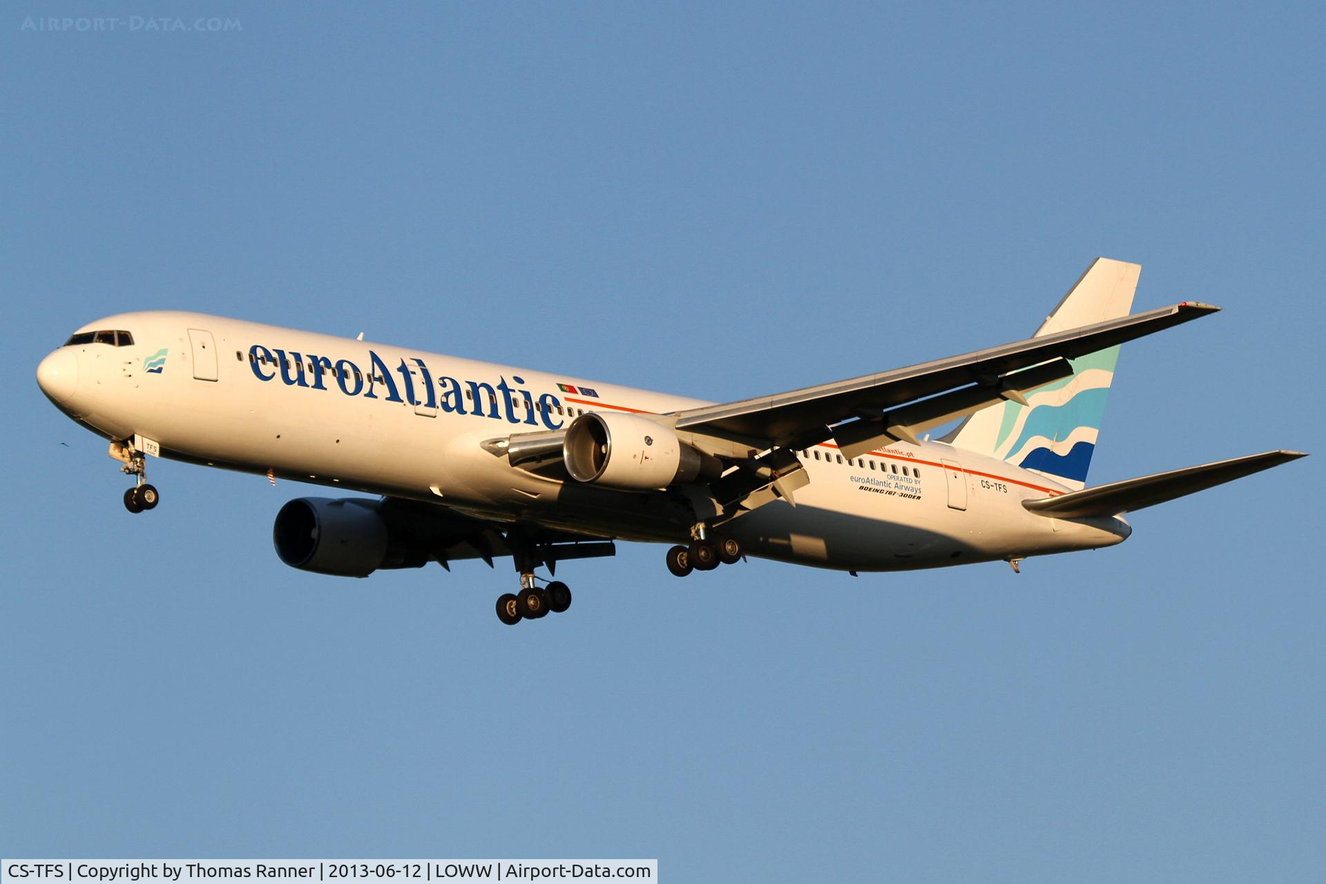CS-TFS, 1992 Boeing 767-3Y0/ER C/N 25411, Euro Atlantic Airways Boeing 767