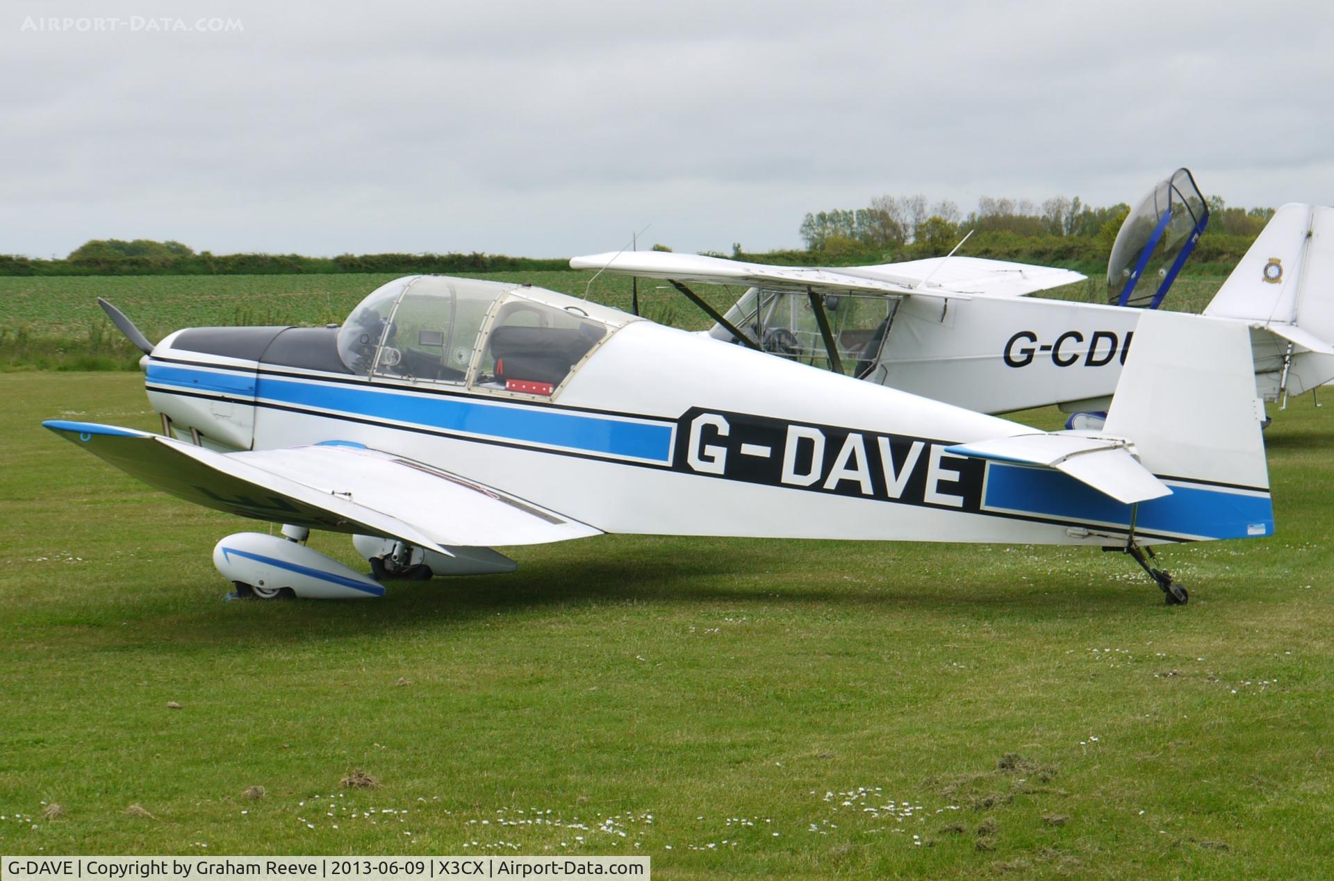 G-DAVE, 1957 Jodel D-112 C/N 667, Parked at Northrepps.