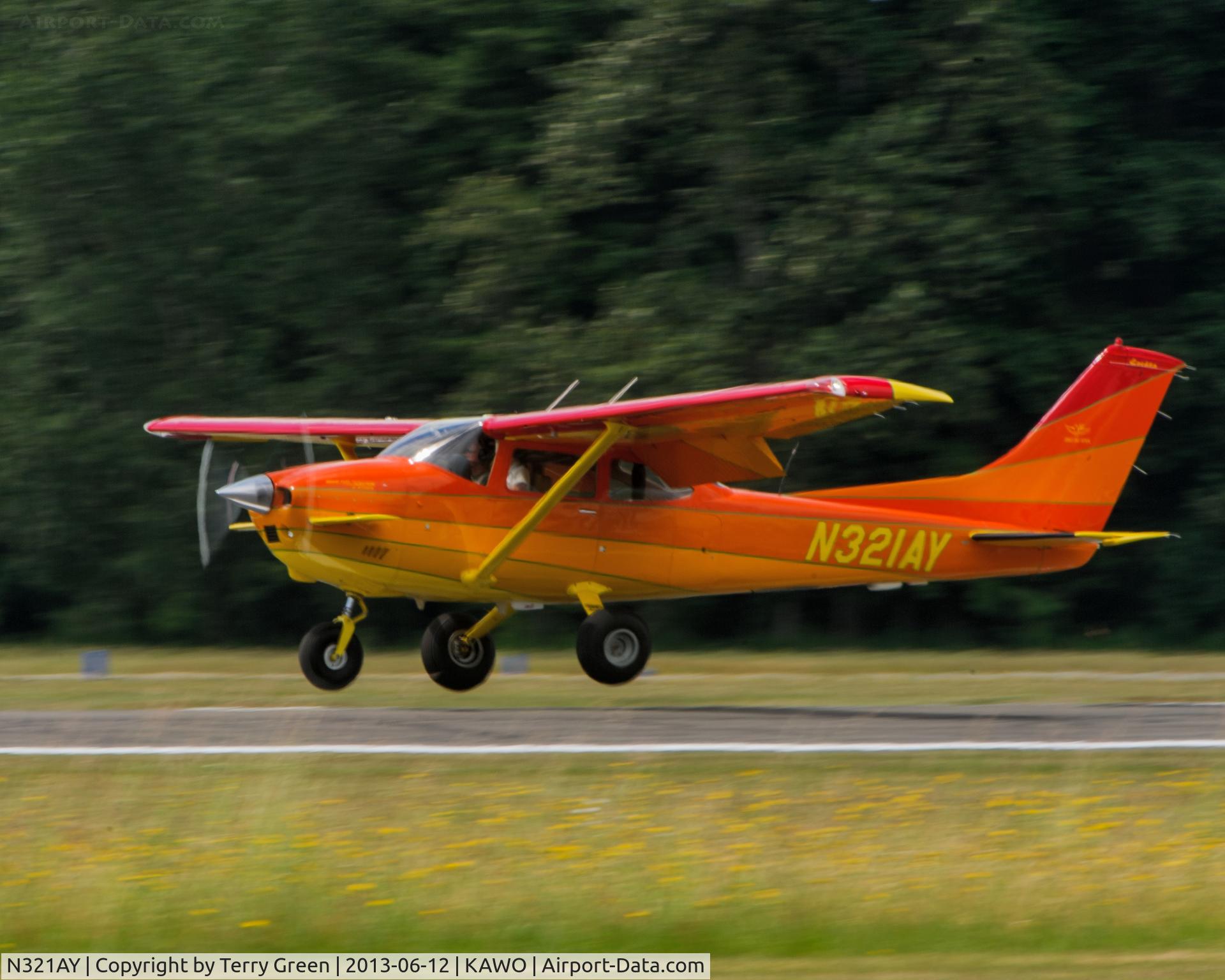 N321AY, 1973 Cessna 182P Skylane C/N 18261756, Photo taken from the east side of runway 16