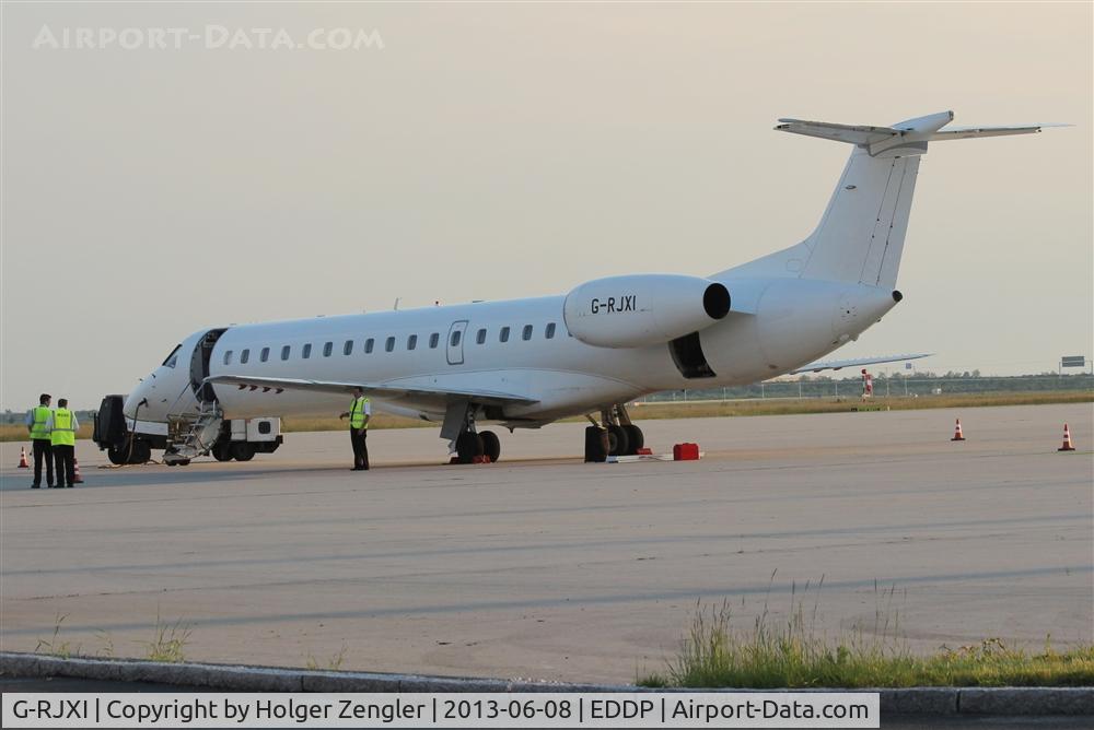 G-RJXI, 2001 Embraer EMB-145EP (ERJ-145EP) C/N 145454, Visitor on apron 1 west.....