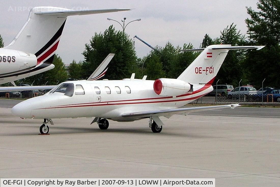 OE-FGI, 1998 Cessna 525 CitationJet C/N 525-0254, Cessna 525 Citation Jet [525-0254] (Jet Alliance) Vienna-Schwechat~OE 13/09/2007