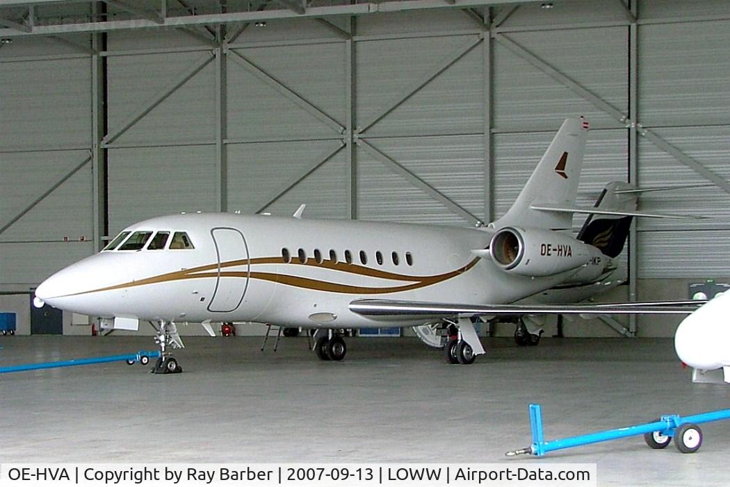 OE-HVA, 2004 Dassault Falcon 2000 C/N 217, Dassault Falcon 2000 [217] (International Jet Management) Vienna-Schwechat~OE 13/09/2007