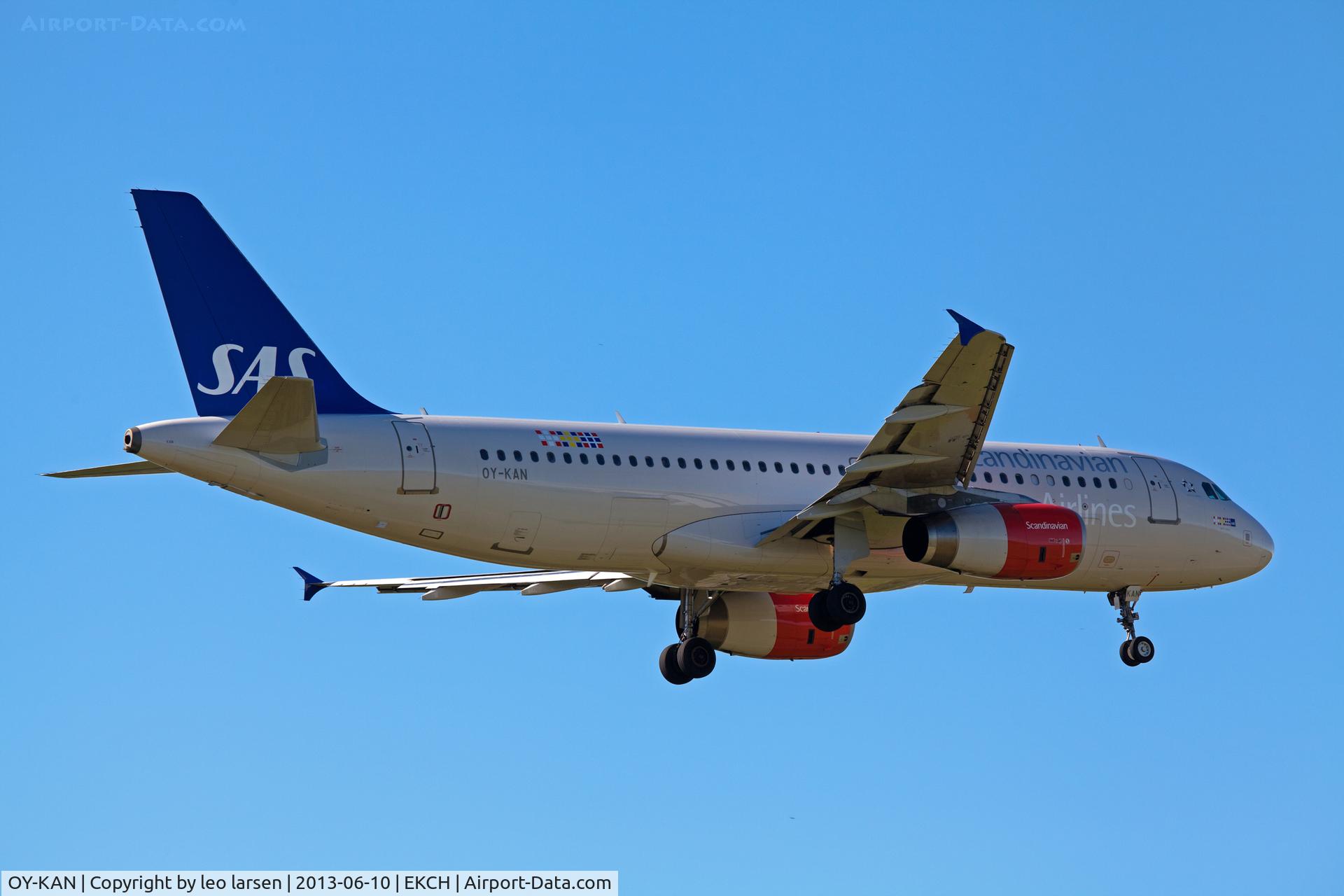 OY-KAN, 2006 Airbus A320-232 C/N 2958, App to R-04L Copenhagen Kastrup 10.6.13