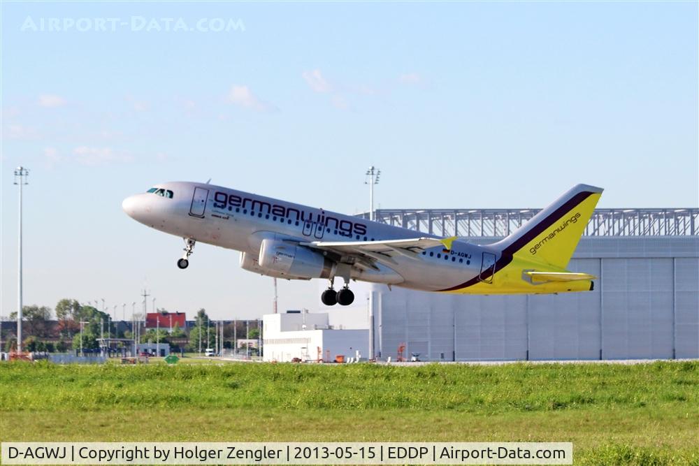 D-AGWJ, 2008 Airbus A319-132 C/N 3375, Take off for return to CGN.....