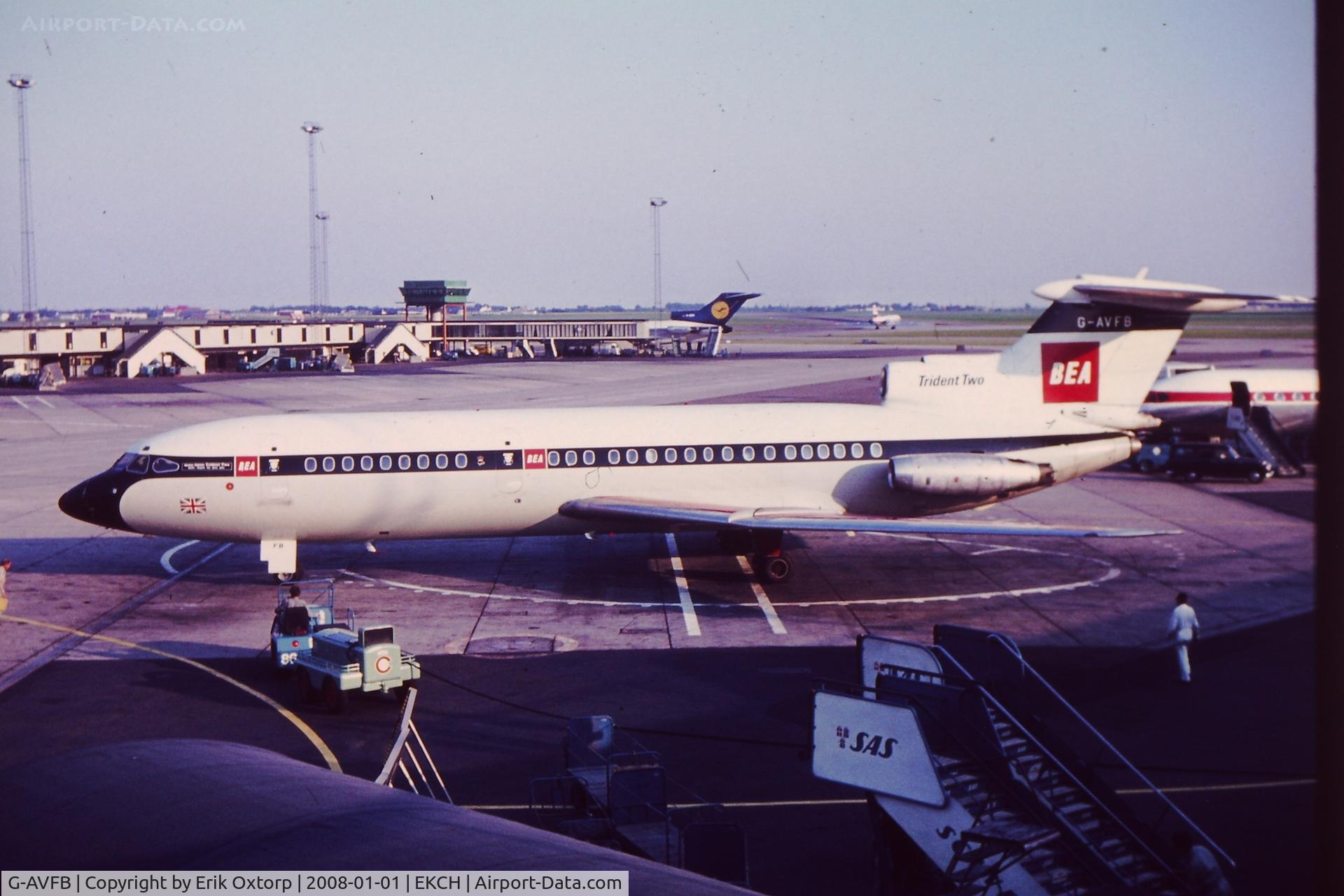G-AVFB, 1967 Hawker Siddeley HS-121 Trident 2E C/N 2141, G-AVFB in CPH