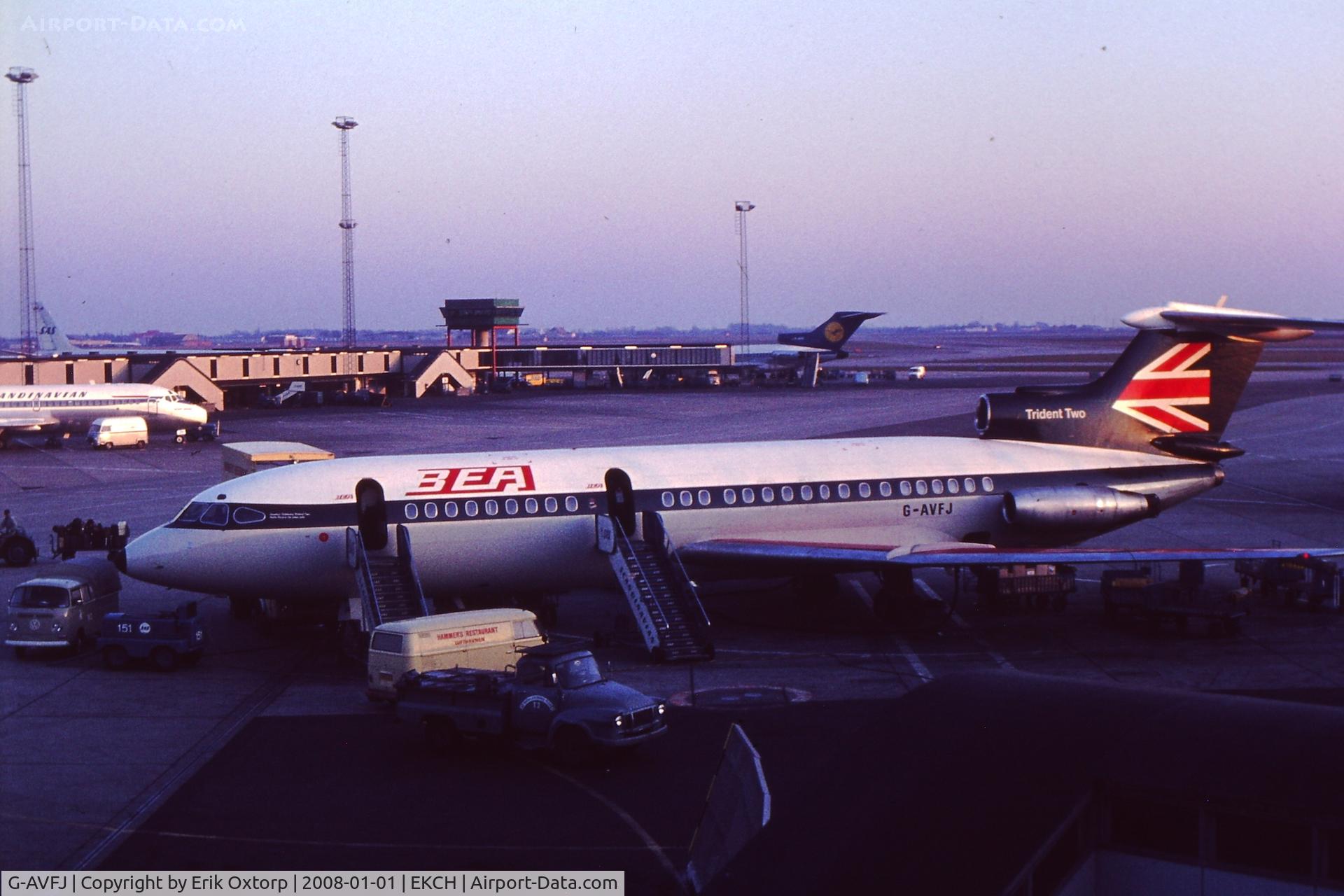 G-AVFJ, 1968 Hawker Siddeley HS.121 Trident 1E C/N 2149, G-AVFJ in CPH