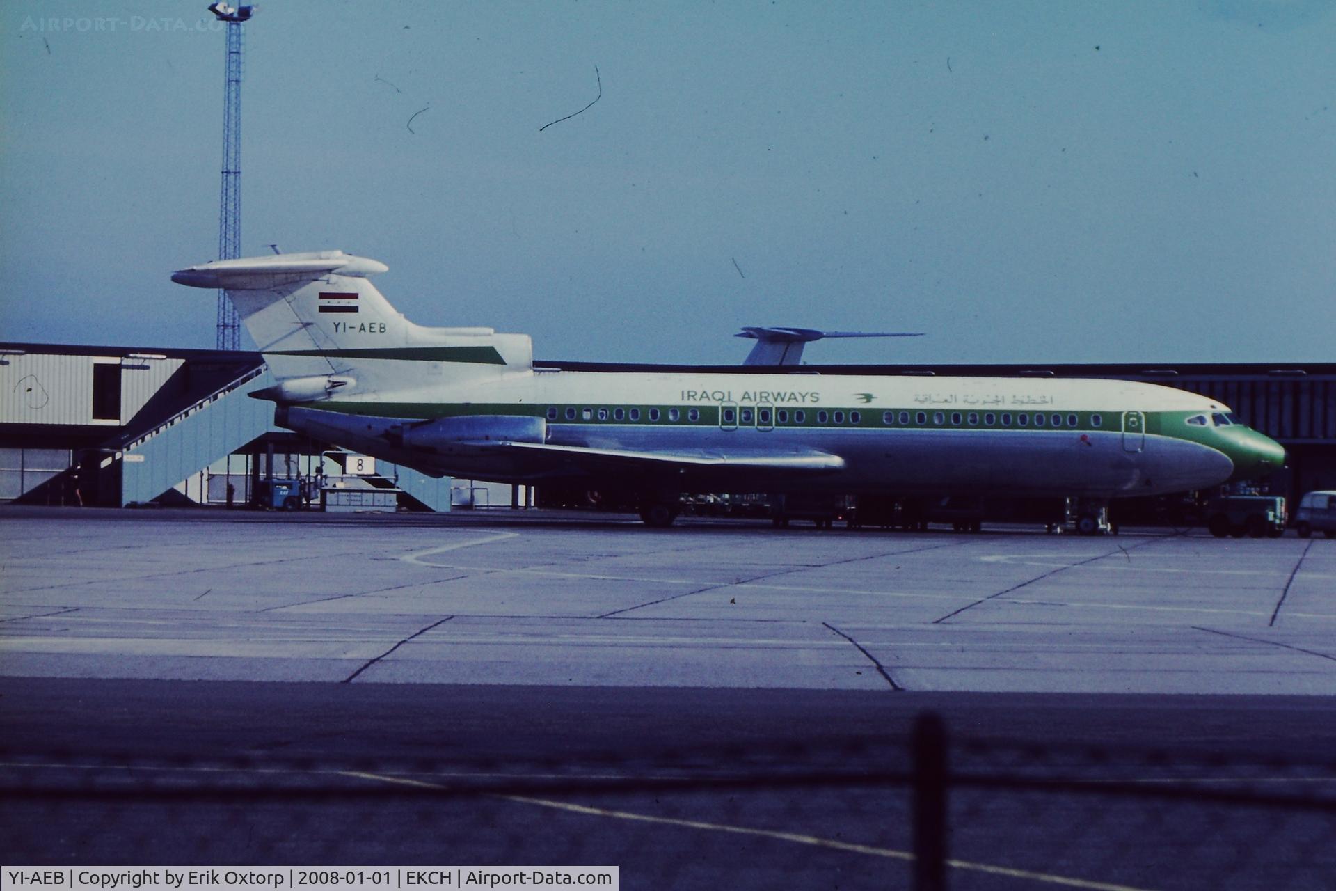 YI-AEB, 1966 Hawker Siddeley HS.121 Trident 1E C/N 2127, YI-AEB in CPH