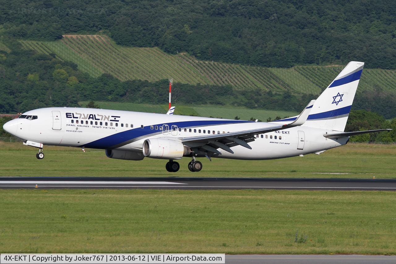 4X-EKT, 2006 Boeing 737-8BK C/N 33030, El Al