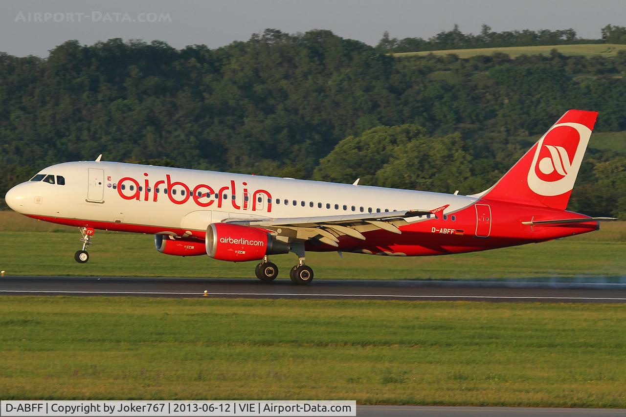 D-ABFF, 2010 Airbus A320-214 C/N 4329, Air Berlin