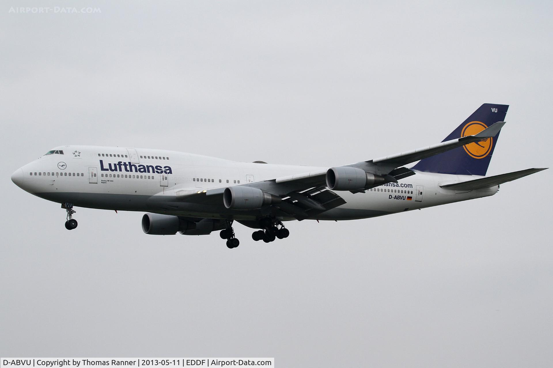 D-ABVU, 1998 Boeing 747-430 C/N 29492, Lufthansa Boeing 747