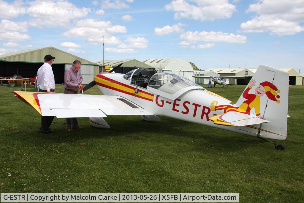 G-ESTR, 2003 Vans RV-6 C/N PFA 181A-13638, Vans RV-6, Fishburn Airfield, May 2013.