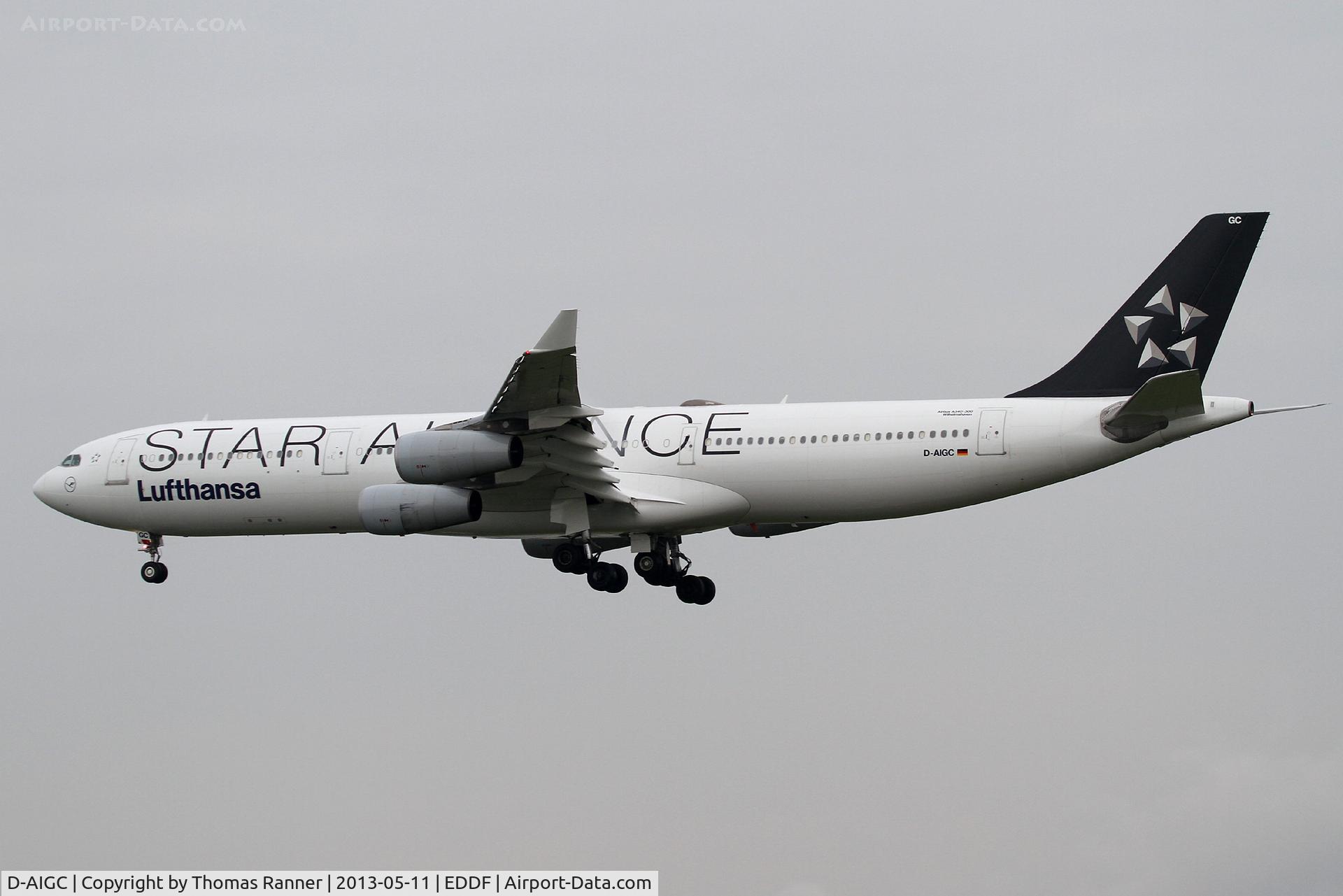 D-AIGC, 1993 Airbus A340-311 C/N 027, Lufthansa Airbus A340