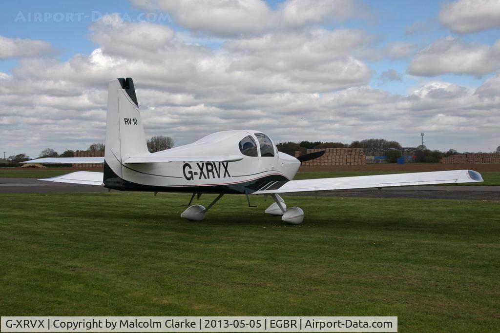 G-XRVX, 2006 Van's RV-10 C/N PFA 339-14592, Vans RV-10 at The Real Aeroplane Club's May-hem Fly-In, Breighton Airfield, May 2013.