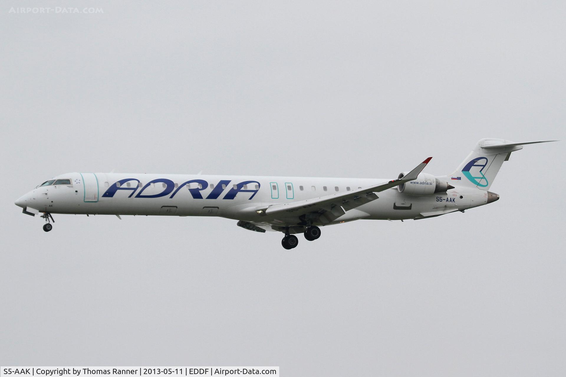 S5-AAK, 2007 Canadair CRJ-900ER (CL-600-2D24) C/N 15128, Adria Airways Bombadier CRJ-900