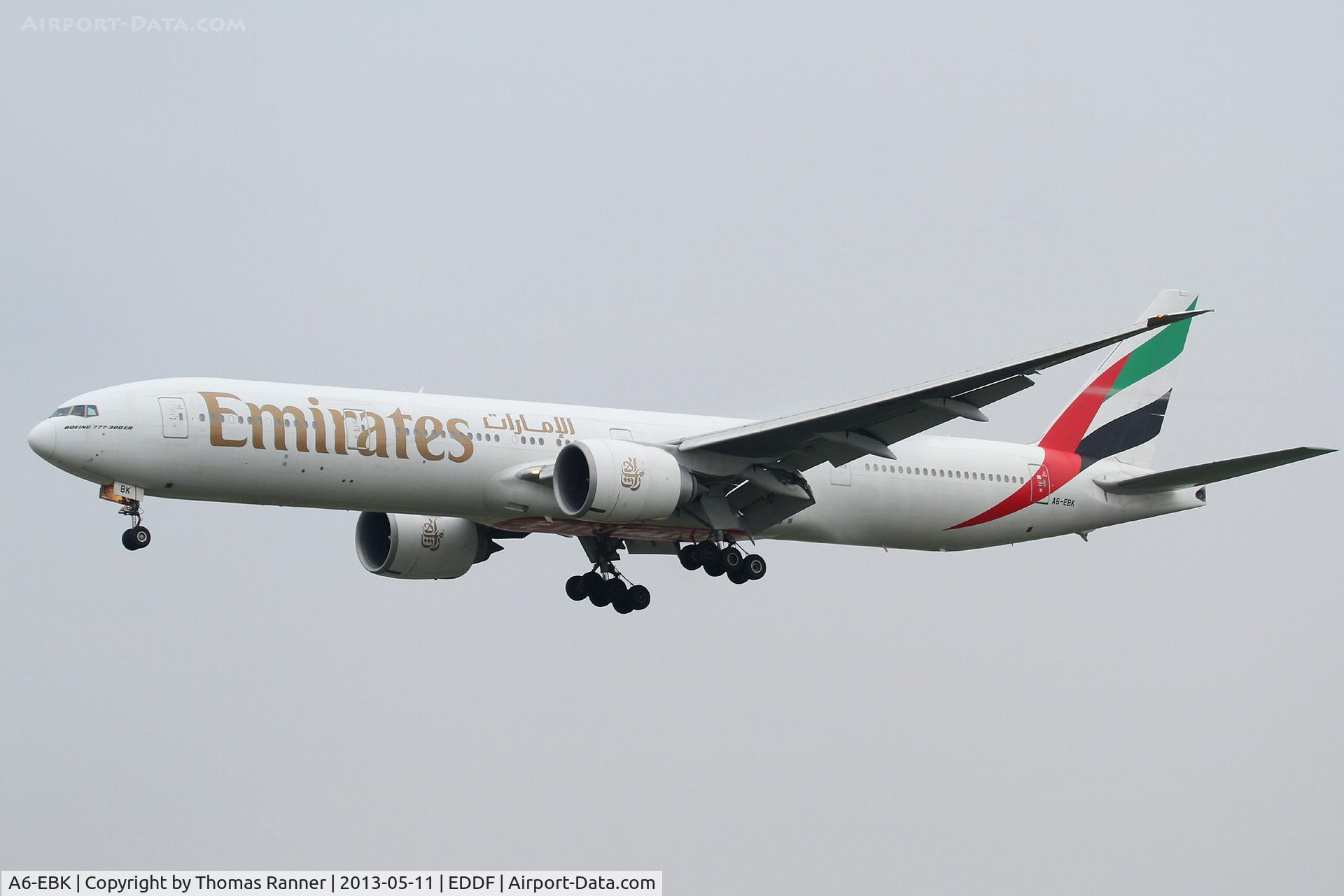 A6-EBK, 2006 Boeing 777-31H/ER C/N 34481, Emirates Boeing 777