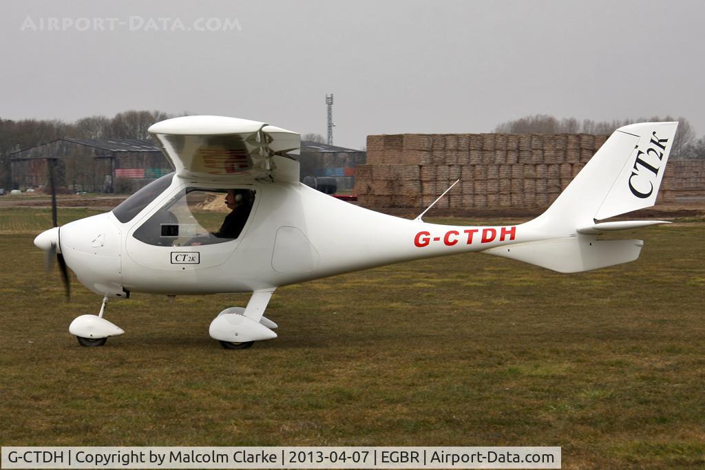 G-CTDH, 2003 Flight Design CT2K C/N 7939, Flight Design CT2K at The Real Aeroplane Club's Spring Fly-In, Breighton Airfield, April 2013.