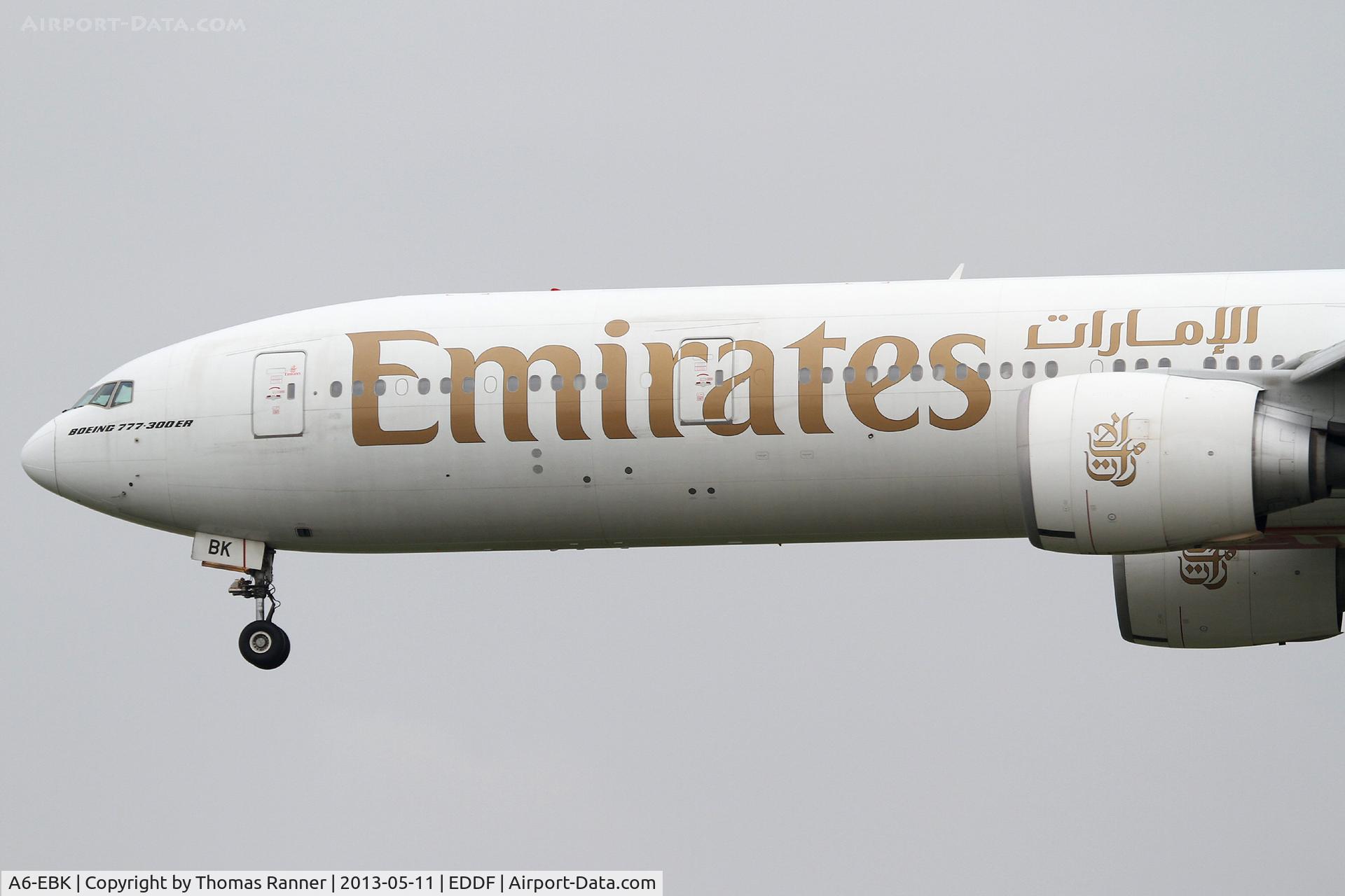 A6-EBK, 2006 Boeing 777-31H/ER C/N 34481, Emirates Boeing 777