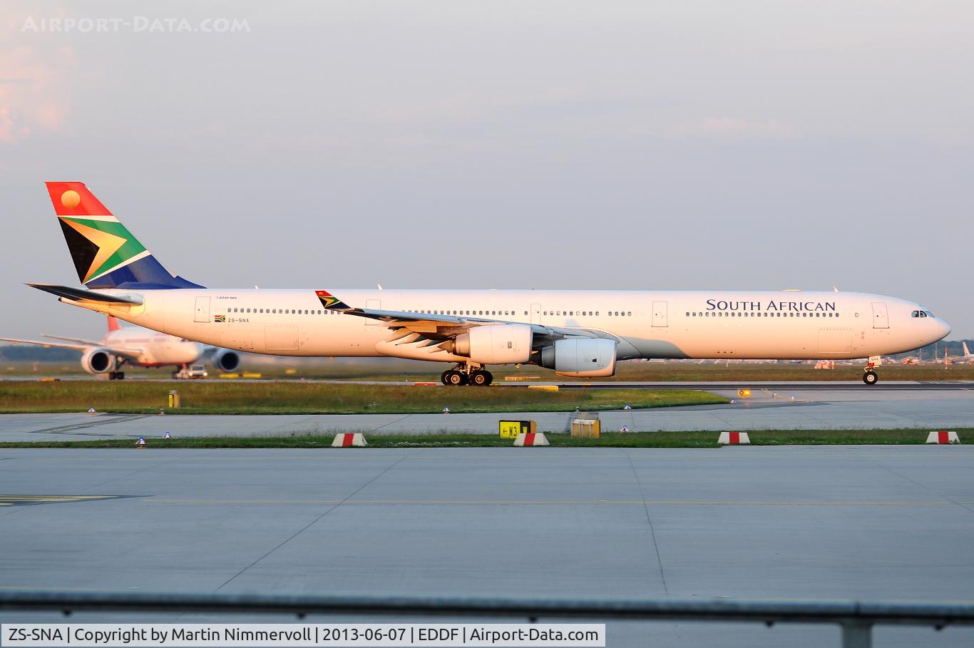 ZS-SNA, 2002 Airbus A340-642 C/N 410, South African Airways