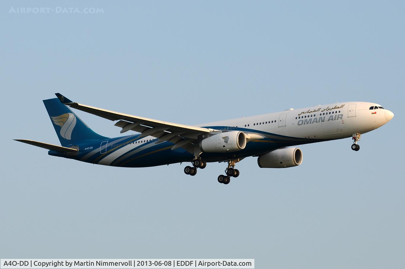 A4O-DD, 2009 Airbus A330-343X C/N 1063, Oman Air