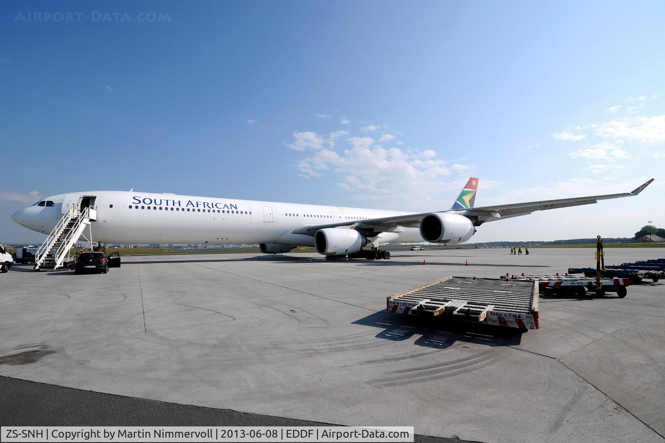 ZS-SNH, 2005 Airbus A340-642 C/N 626, South African Airways