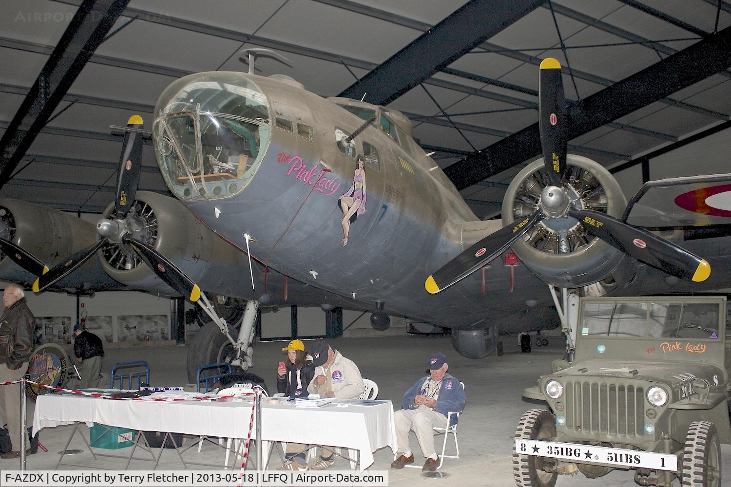 F-AZDX, 1944 Boeing B-17G Flying Fortress C/N 8246, At 2013 Airshow at La Ferte Alais , Paris , France