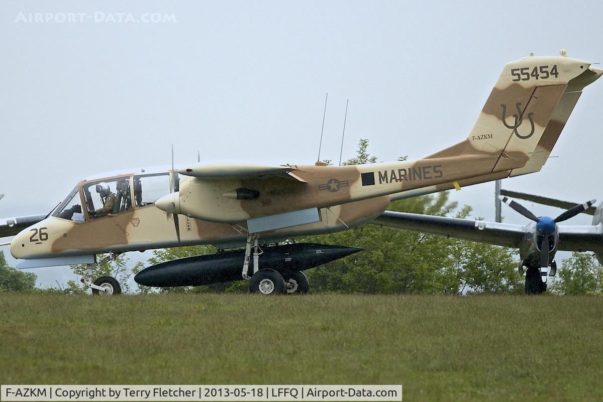 F-AZKM, 1971 North American OV-10B Bronco C/N 338-9 (305-65), At 2013 Airshow at La Ferte Alais , Paris , France