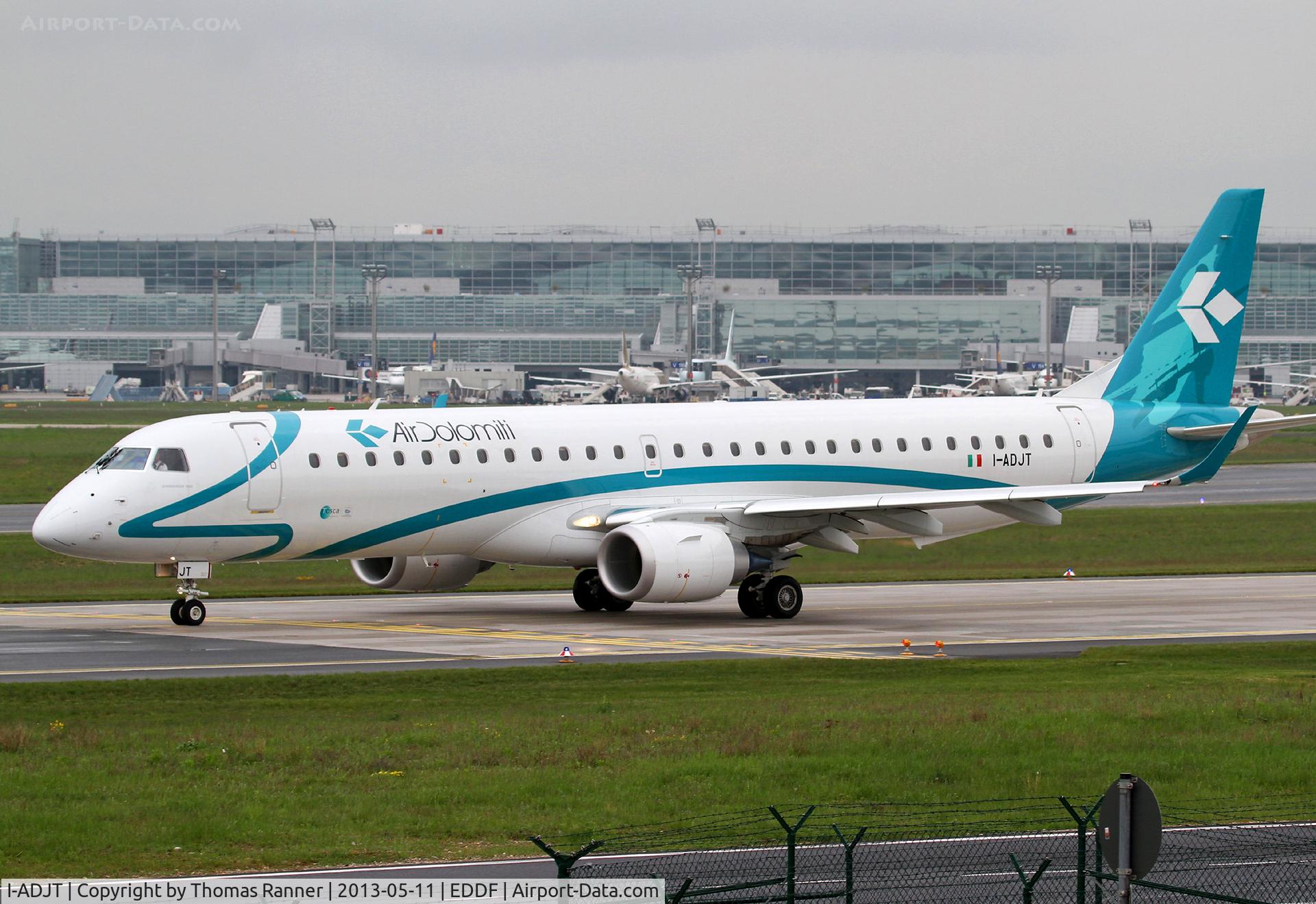 I-ADJT, 2013 Embraer 195LR (ERJ-190-200LR) C/N 19000606, Air Dolomiti Embraer 190