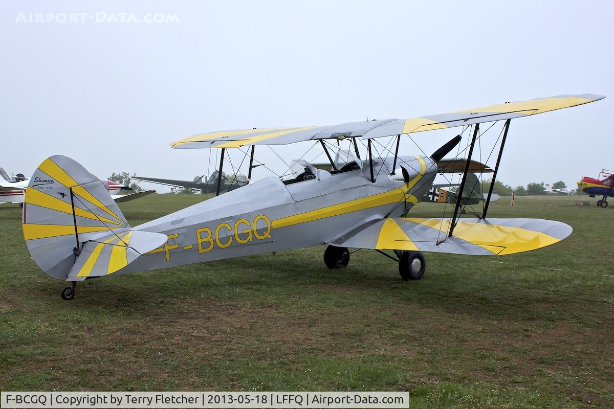 F-BCGQ, Stampe-Vertongen SV-4A C/N 263, At 2013 Airshow at La Ferte Alais , Paris , France
