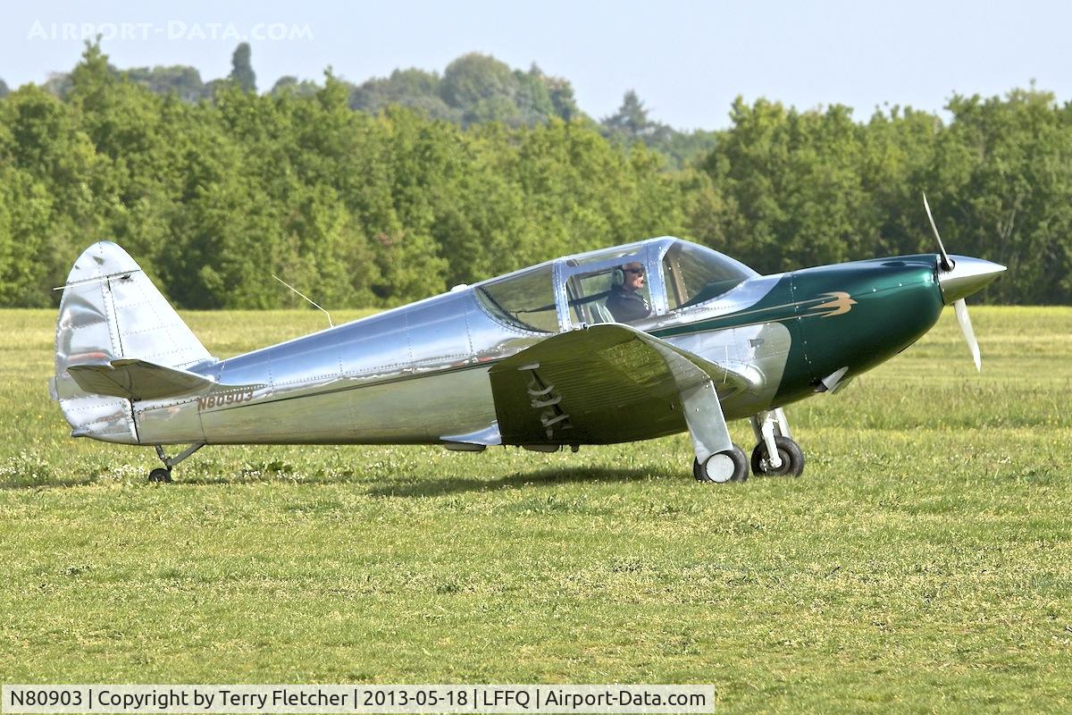 N80903, 1946 Globe GC-1B Swift C/N 306, At 2013 Airshow at La Ferte Alais , Paris , France