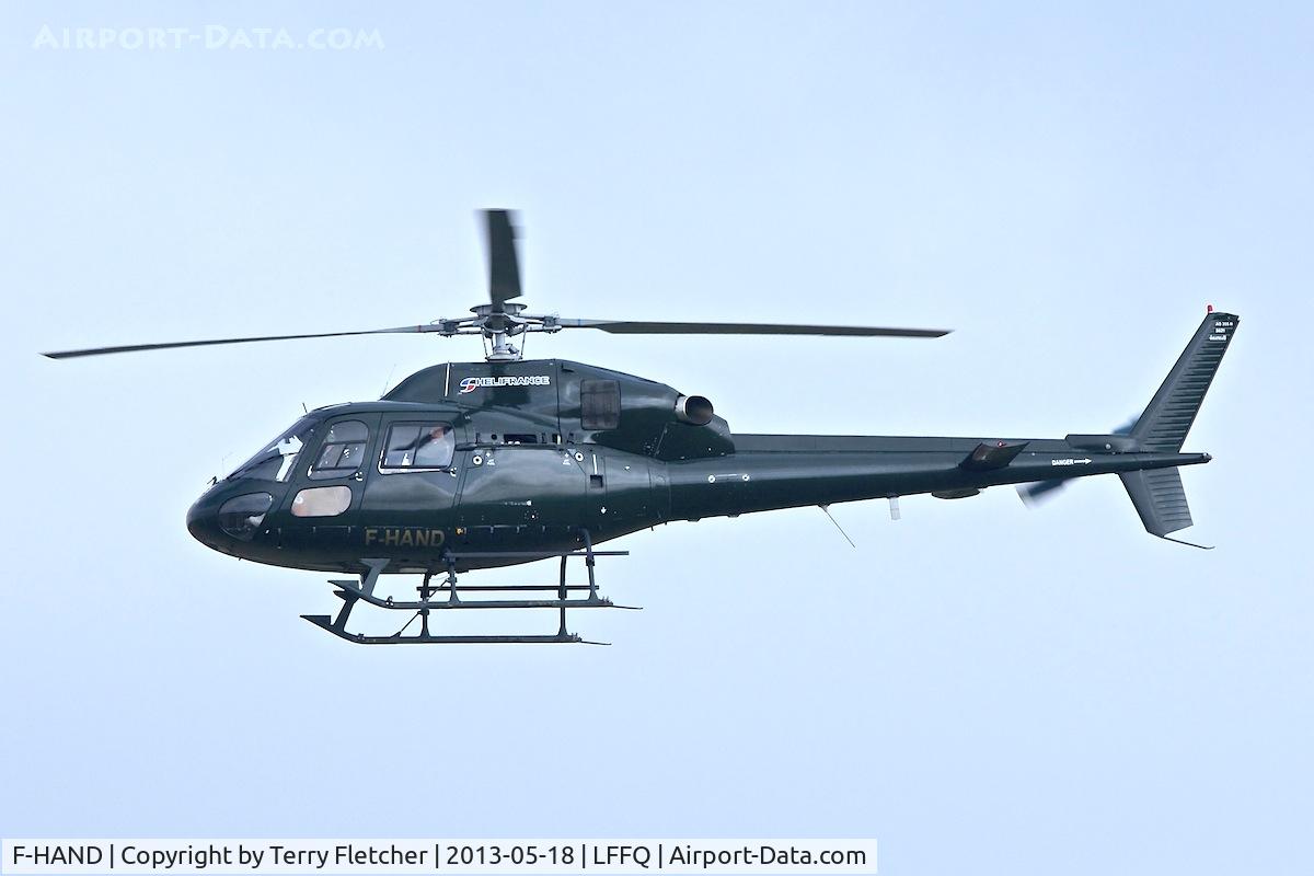 F-HAND, 1996 Eurocopter AS-355N Ecureuil 2 C/N 5621, At 2013 Airshow at La Ferte Alais , Paris , France