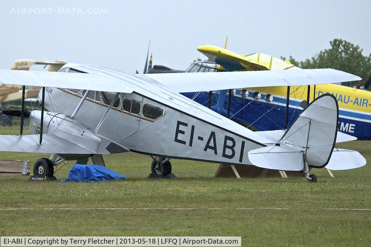 EI-ABI, 1936 De Havilland DH-84 Dragon 2 C/N 6105, At 2013 Airshow at La Ferte Alais , Paris , France