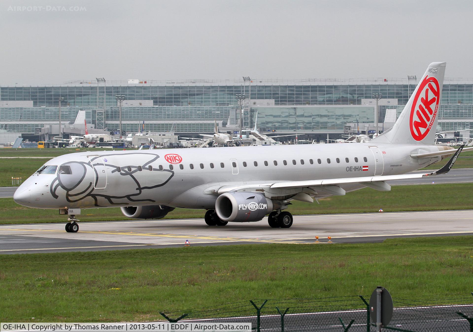 OE-IHA, 2009 Embraer 190LR (ERJ-190-100LR) C/N 19000285, Niki Embraer 190