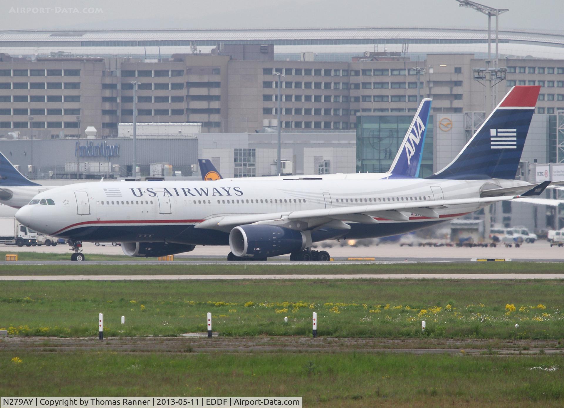 N279AY, 2009 Airbus A330-243 C/N 1011, US Airways Airbus A330