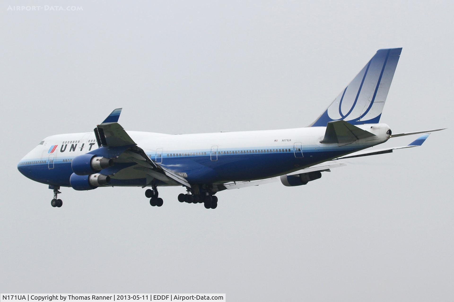 N171UA, 1989 Boeing 747-422 C/N 24322, United Boeing 747
