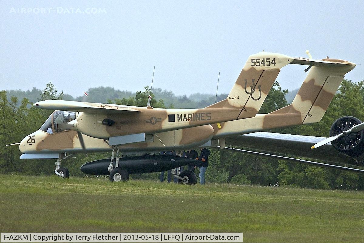 F-AZKM, 1971 North American OV-10B Bronco C/N 338-9 (305-65), At 2013 Airshow at La Ferte Alais , Paris , France