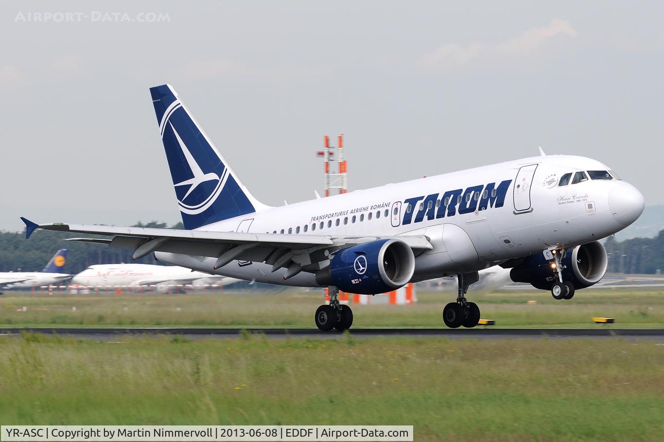 YR-ASC, 2007 Airbus A318-121 C/N 3220, Tarom