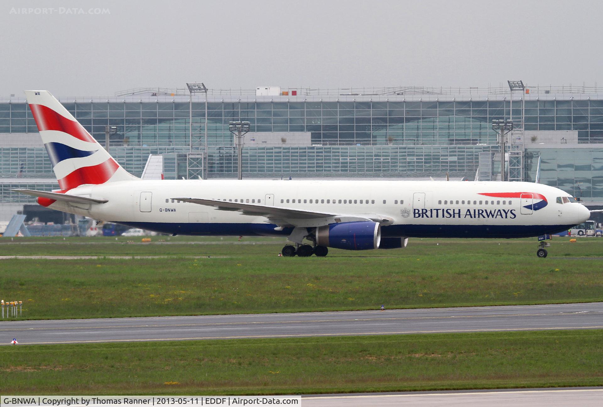 G-BNWA, 1989 Boeing 767-336 C/N 24333, British Airways Boeing 767
