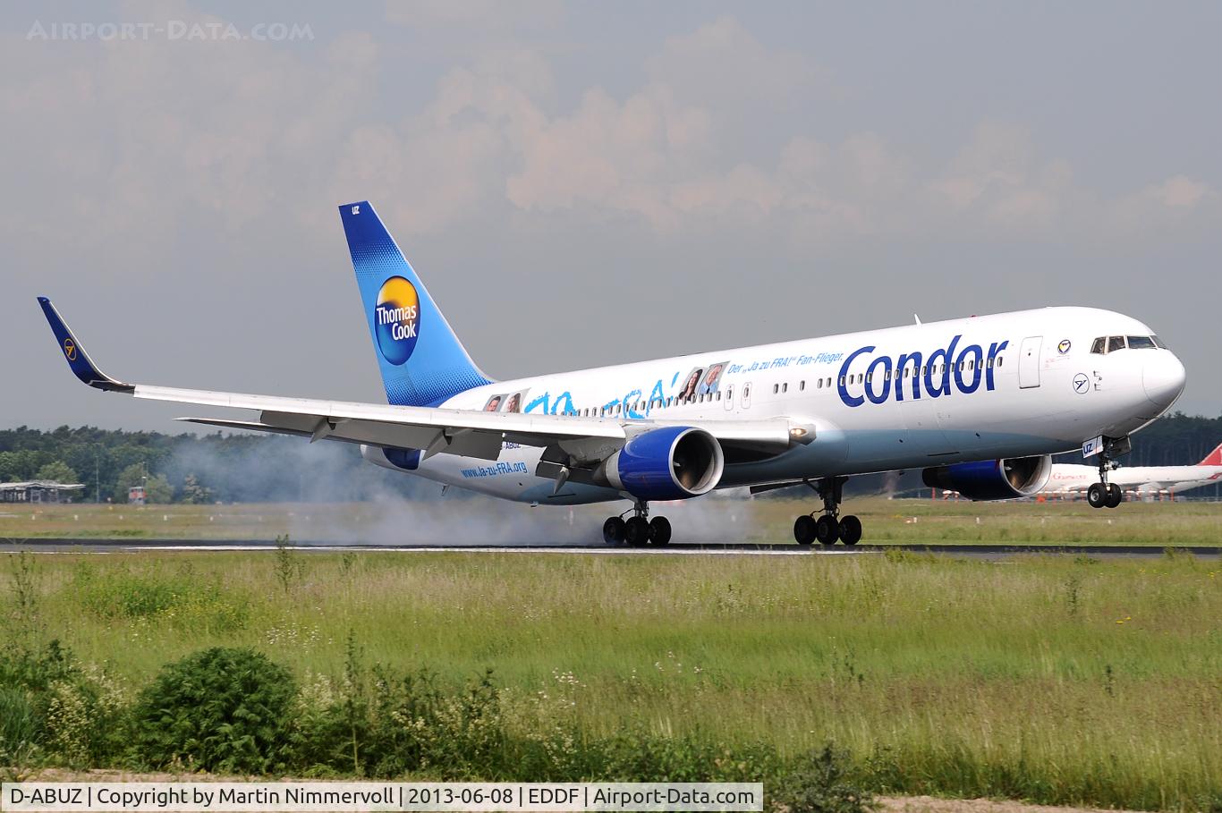 D-ABUZ, 1991 Boeing 767-330/ER C/N 25209, Condor (Ja zu FRA)