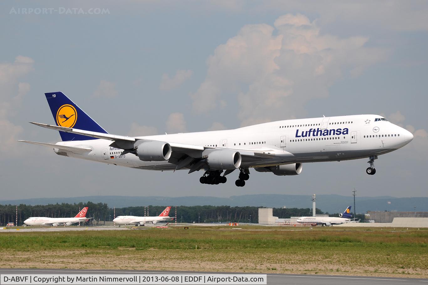 D-ABVF, 1990 Boeing 747-430 C/N 24761, Lufthansa