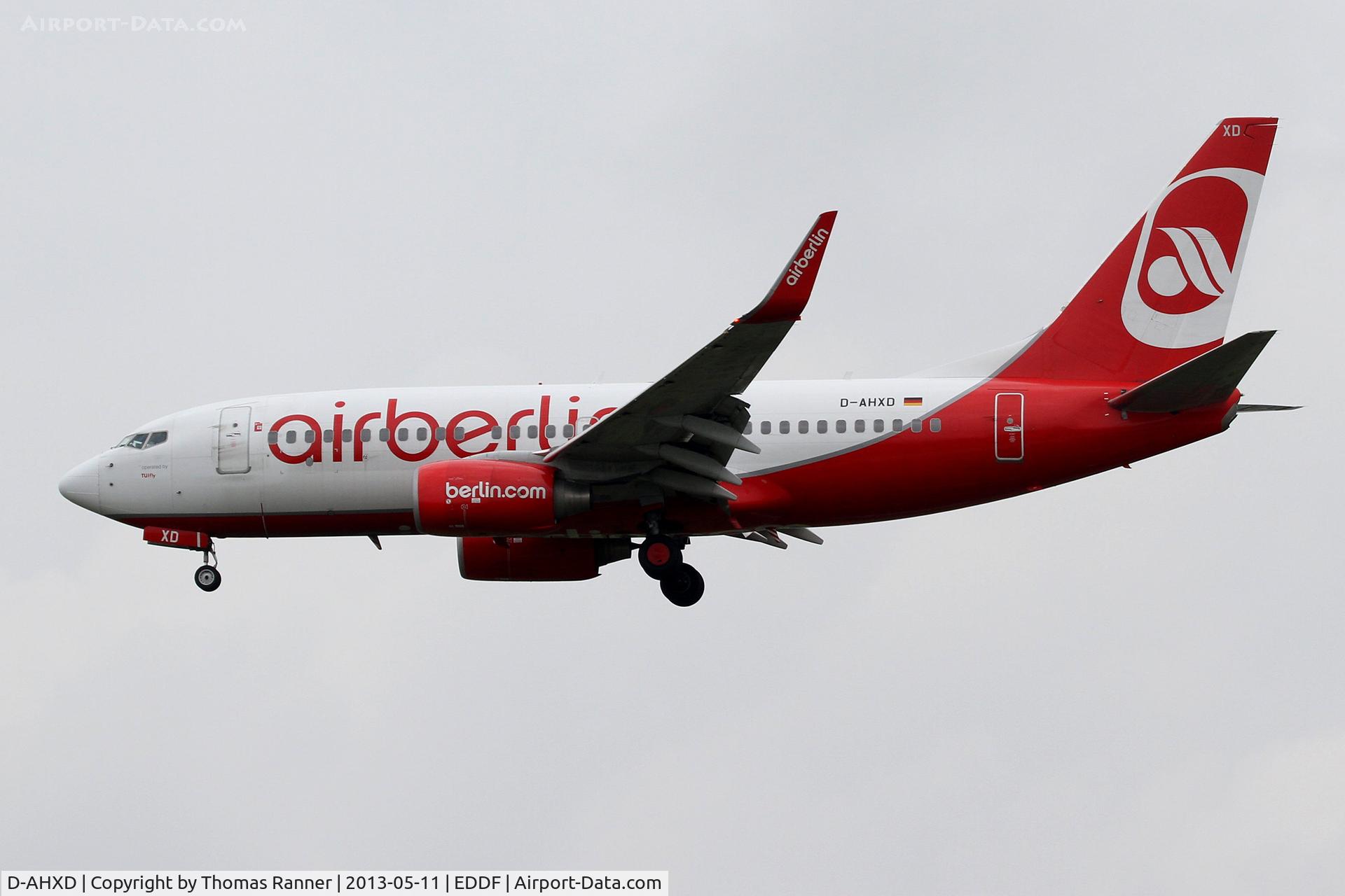 D-AHXD, 2007 Boeing 737-7K5 C/N 30726, Air Berlin Boeing 737
