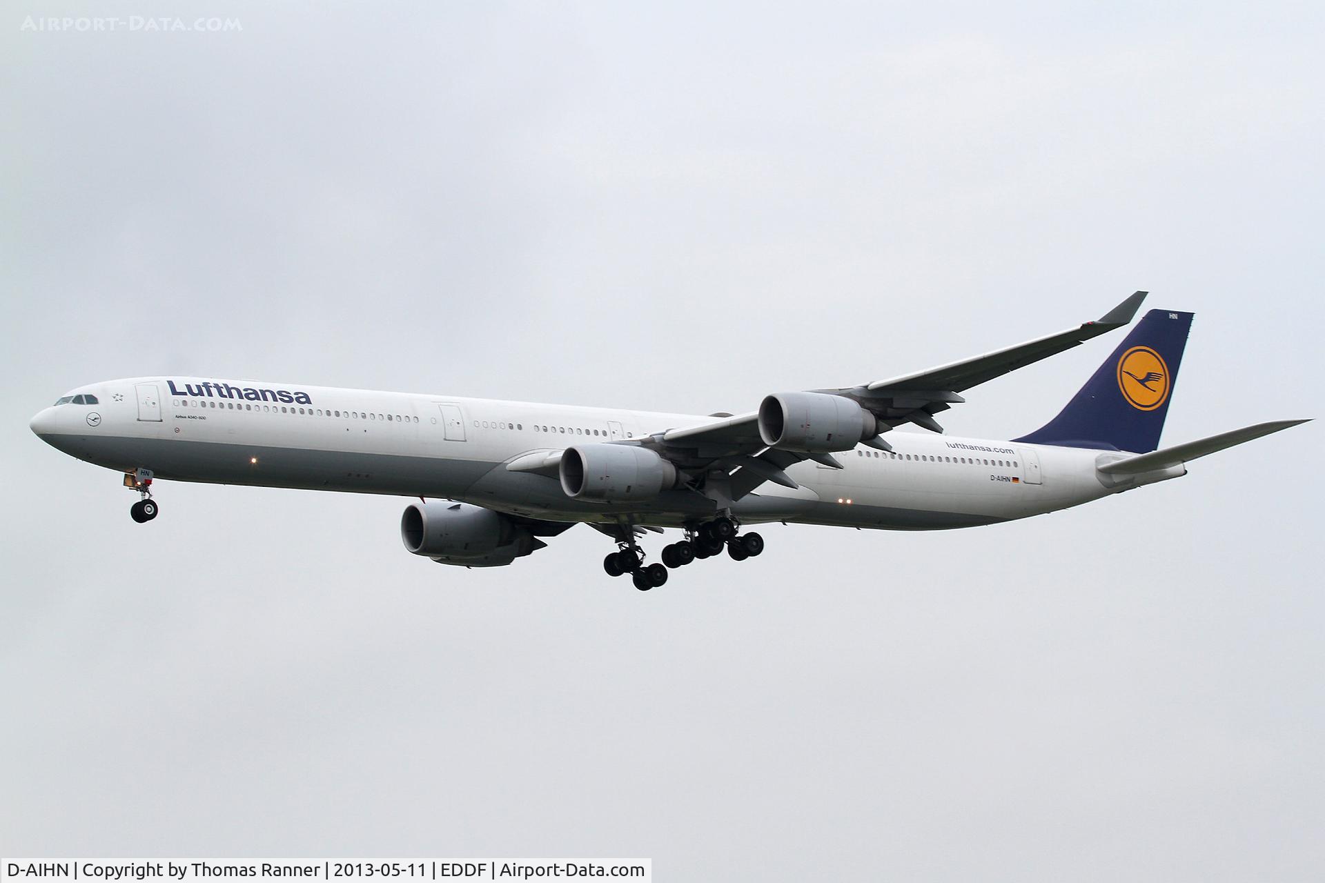 D-AIHN, 2006 Airbus A340-642 C/N 763, Lufthansa Airbus A340