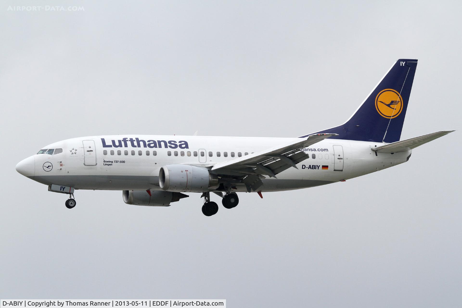 D-ABIY, 1991 Boeing 737-530 C/N 25243, Lufthansa Boeing 737