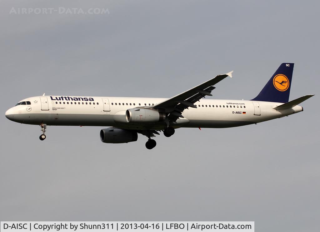 D-AISC, 1999 Airbus A321-231 C/N 1161, Landing rwy 32L