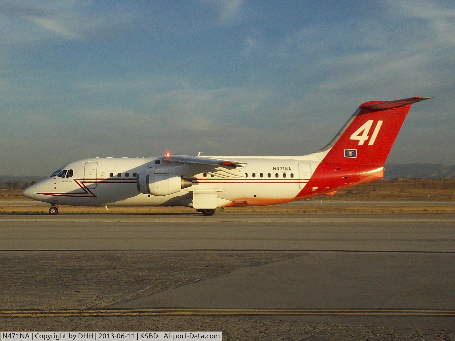 N471NA, 1989 British Aerospace BAe.146-200 C/N E2136, Neptune AC  BAC Fire Tanker
