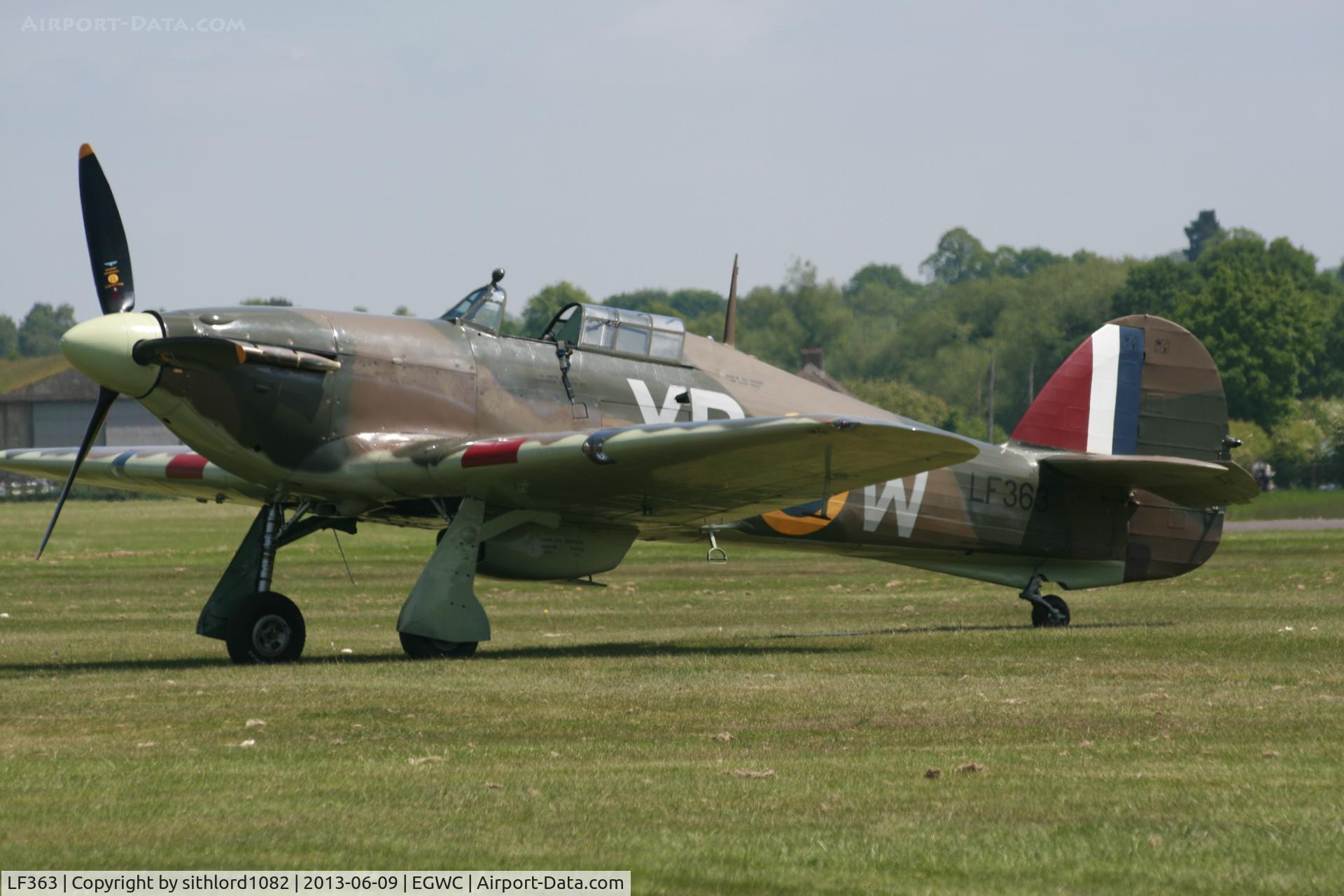 LF363, 1944 Hawker Hurricane IIC C/N 41H/469290, Cosford Airshow 2013